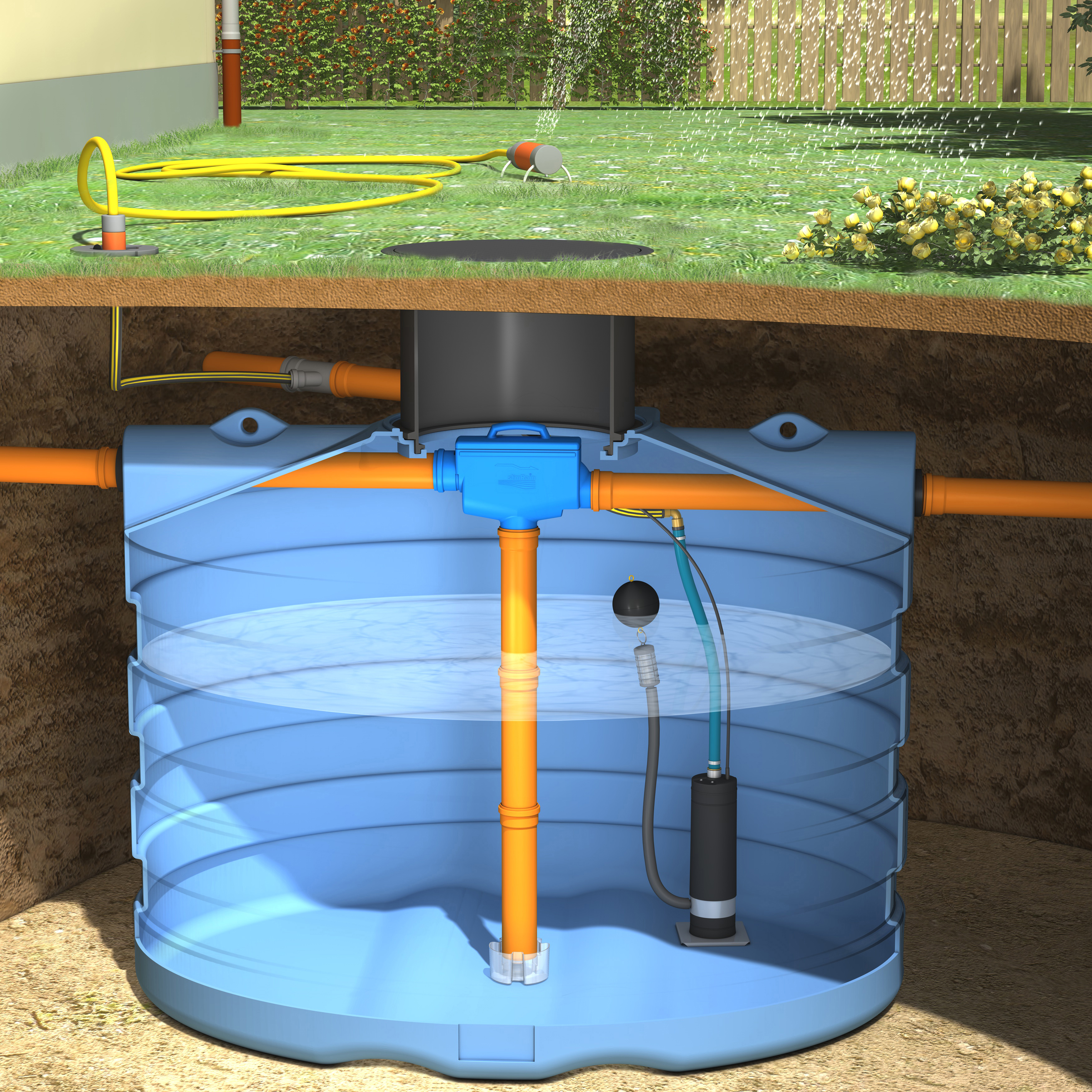 Regenwater hergebruik systeem