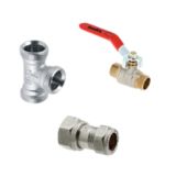 vernikkeld knelkoppeling