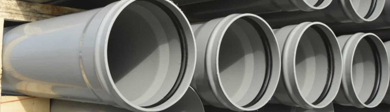 Pvc afvoerbuizen met aangevormde manchetmof