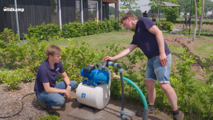 Beregeningspomp installeren