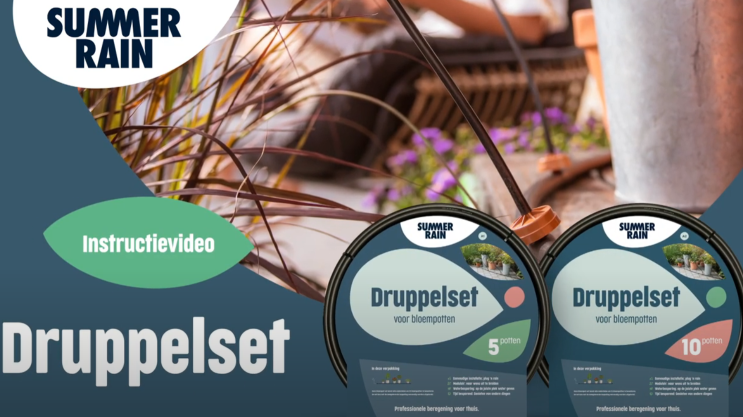 Instructie druppelset bloempotten