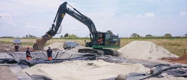 Waterzuivering PWN Andijk | Aanleg helofytenfilters door Wetlantec