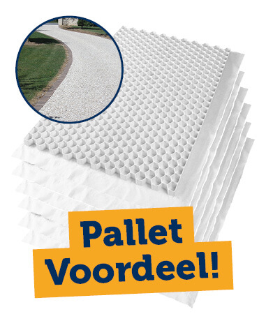 Gravel grindmatten pallet